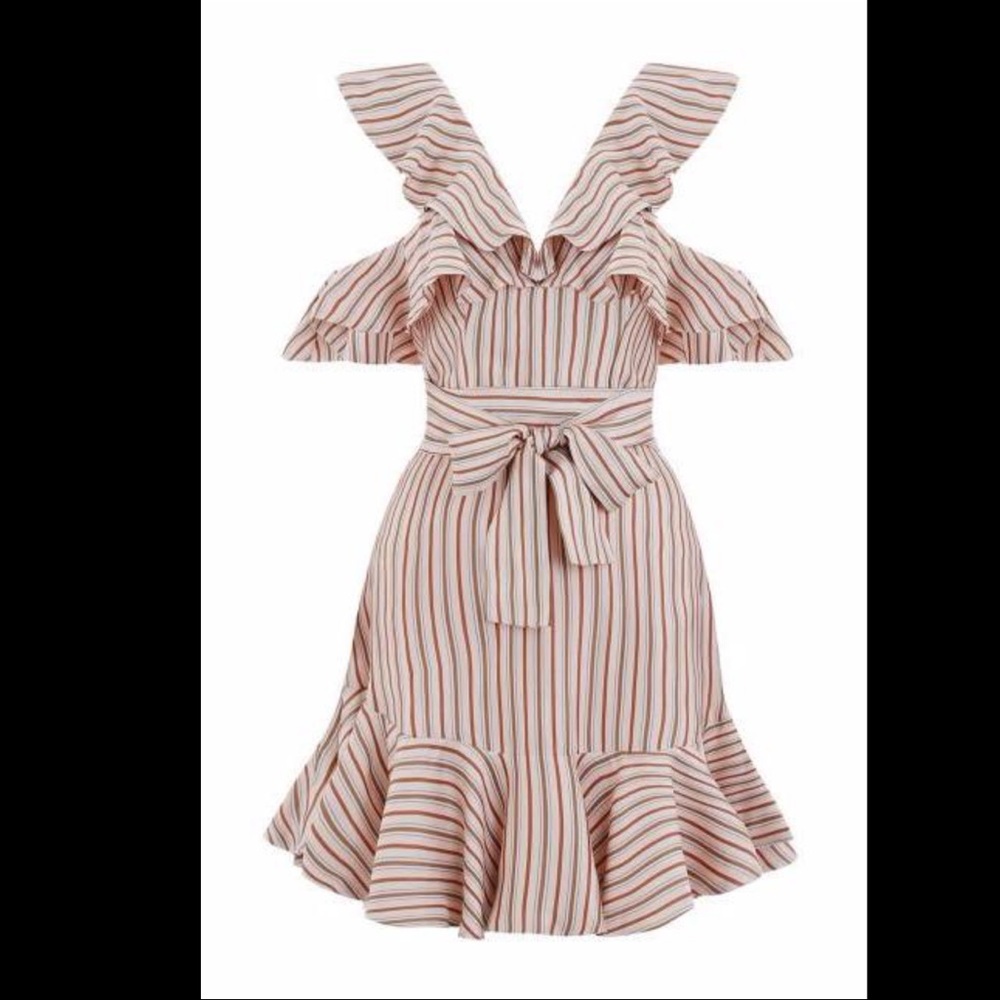 Zimmermann Painted Heart V Neck Dress. Size 2 (M, 6-8)